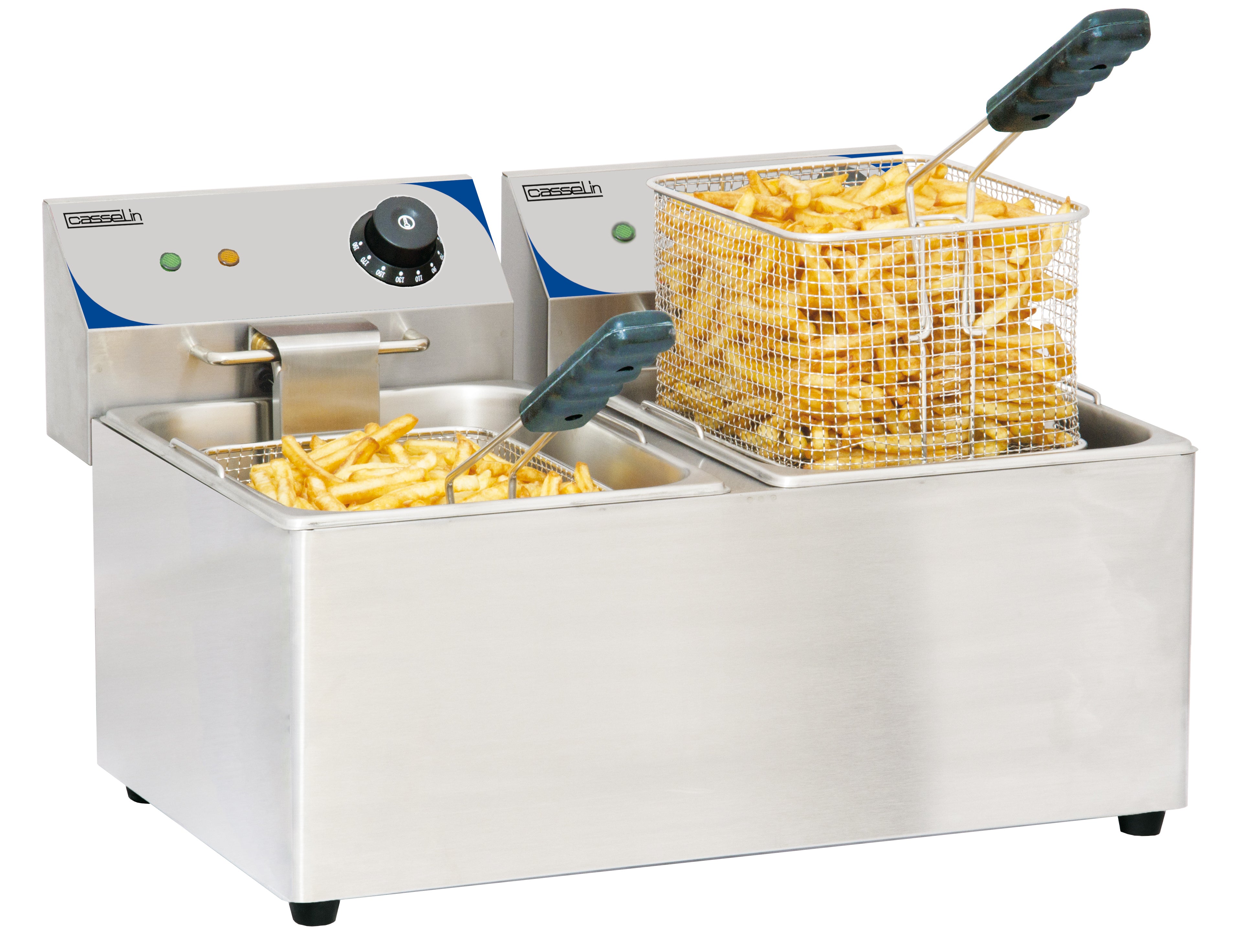 Elektrisk fritös 2 x 8 liter
