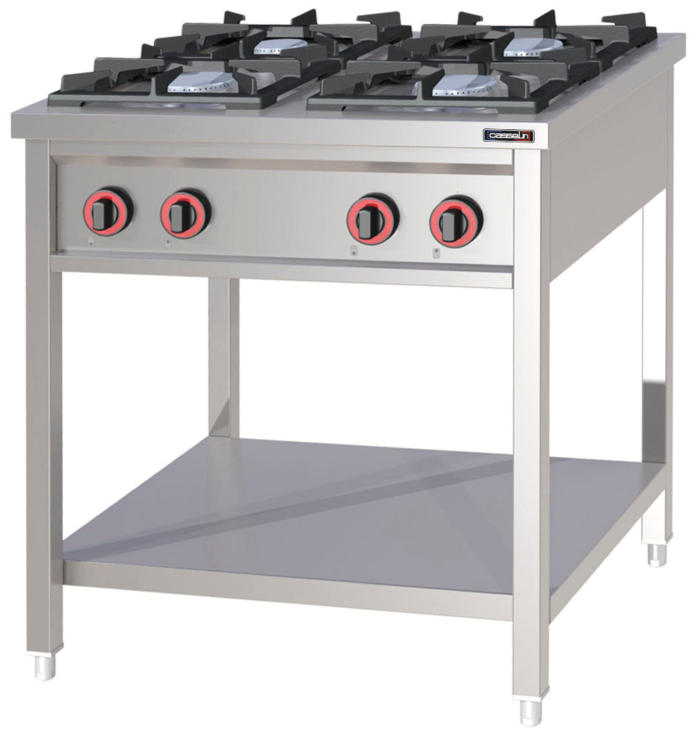 Gaslänk med 4 brännare