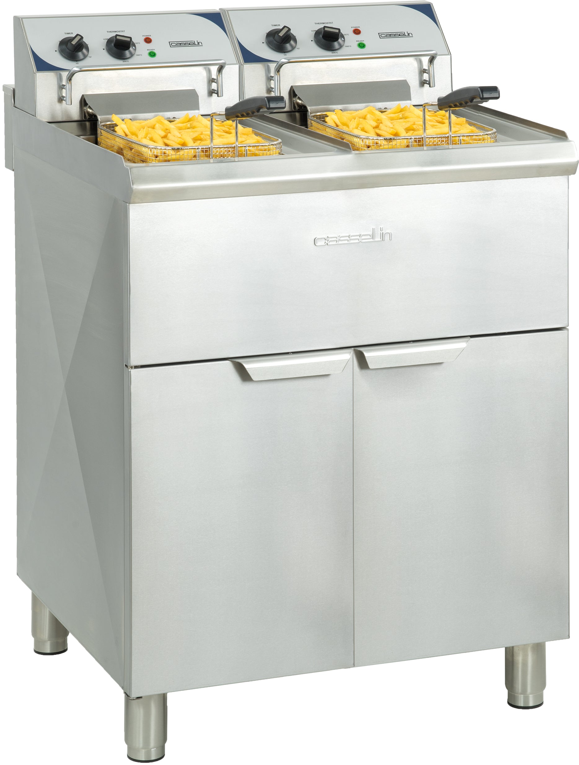 Elektrisk fritös 2 x 10 liter, hög effektivitet