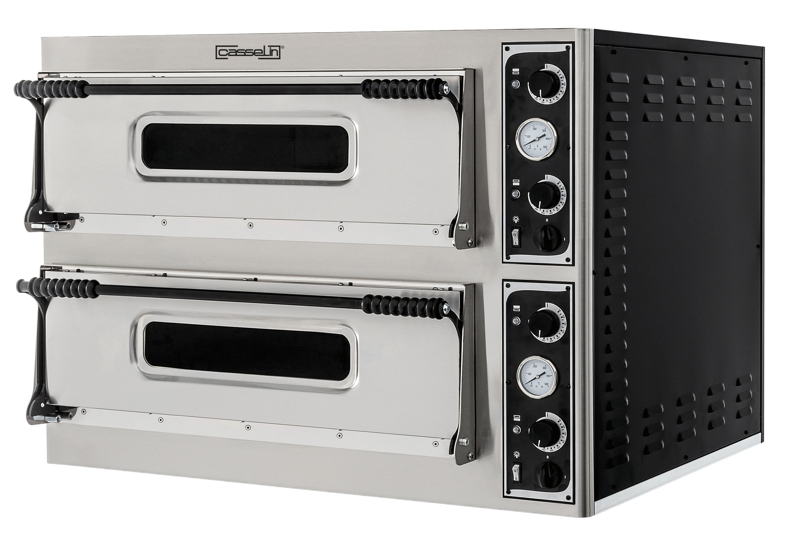 Elektrisk pizzaugn för 2x6 pizzor, 35 cm