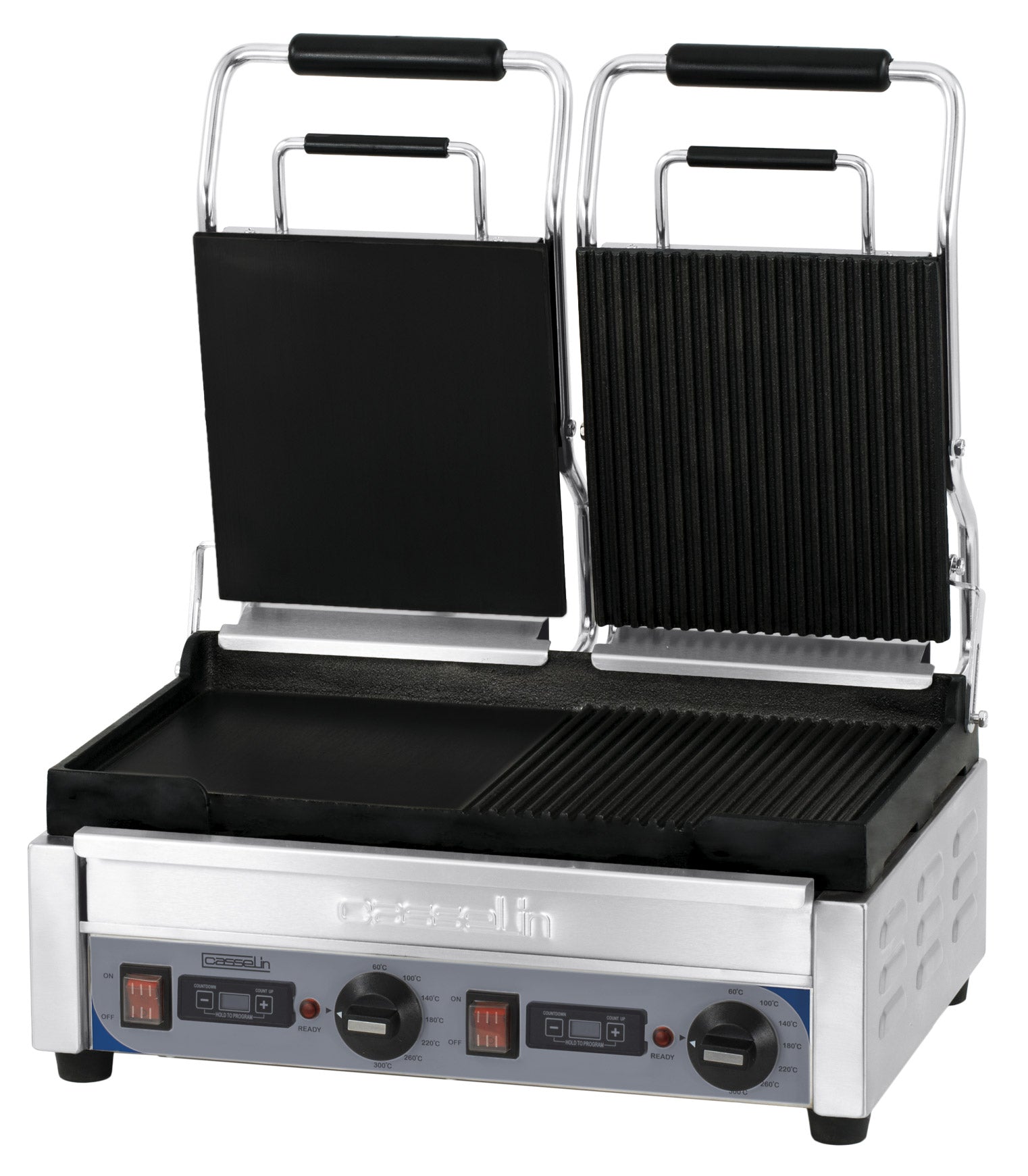 Dubbelkontaktgrill Premium med timer