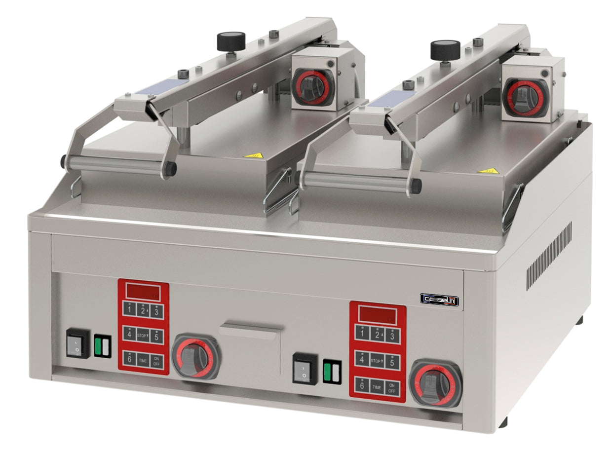 Elektrisk Clam kontaktgrill - Halvautomatisk dubbel