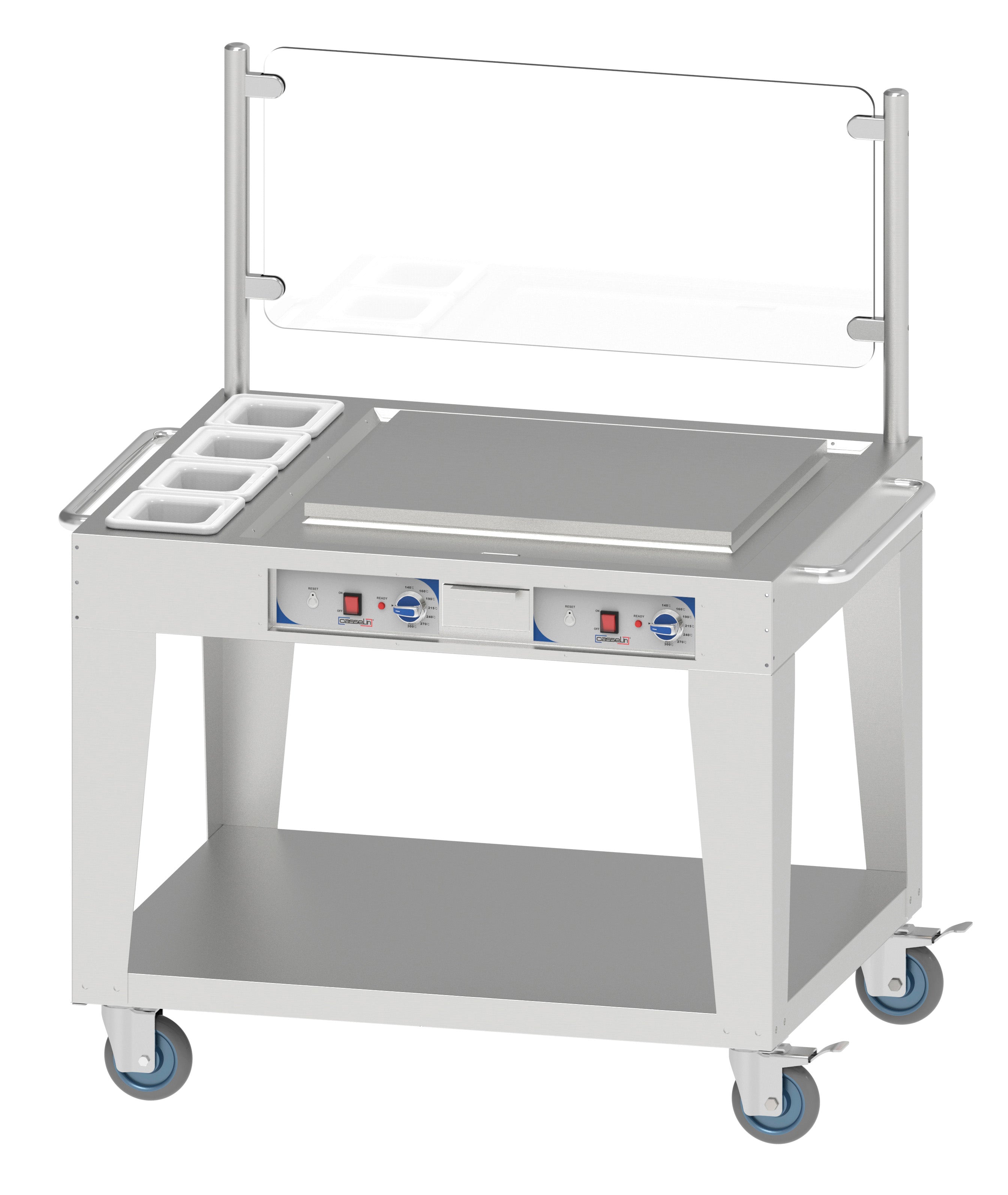 Mobil stativ grillplatta