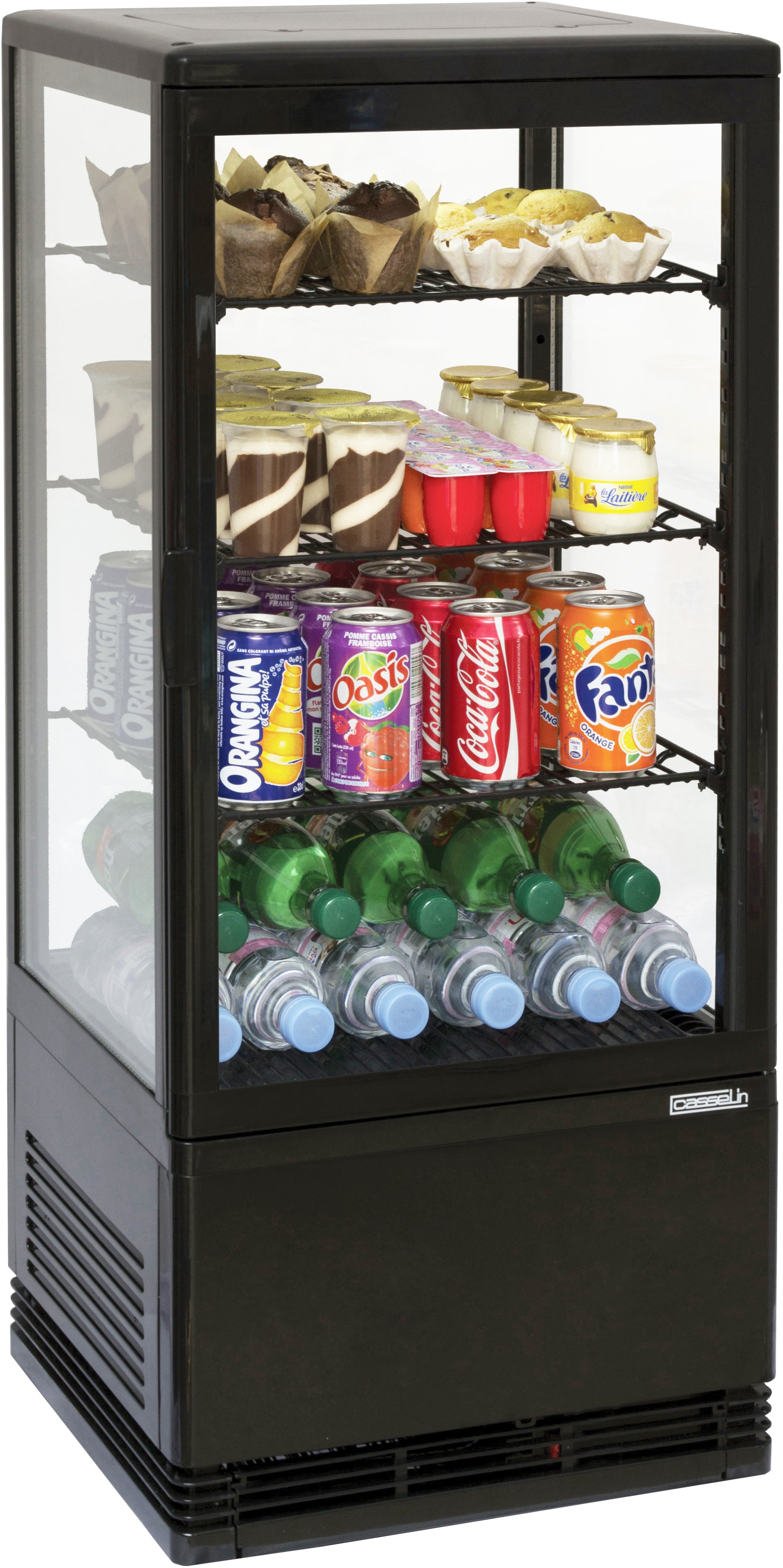 Displaykylskåp 78 L - Svart