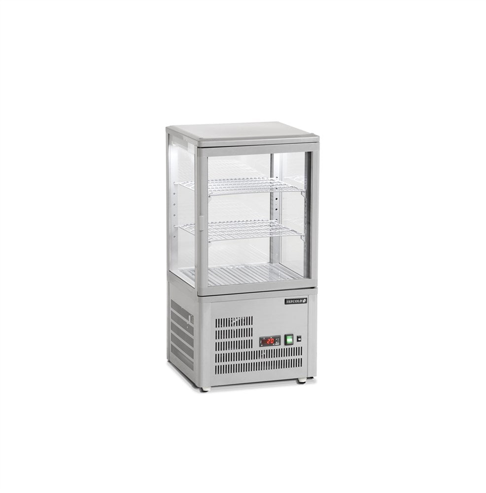 Display-kylskåp, bordsmodell - 60 liter - UPD60-GRÅ 