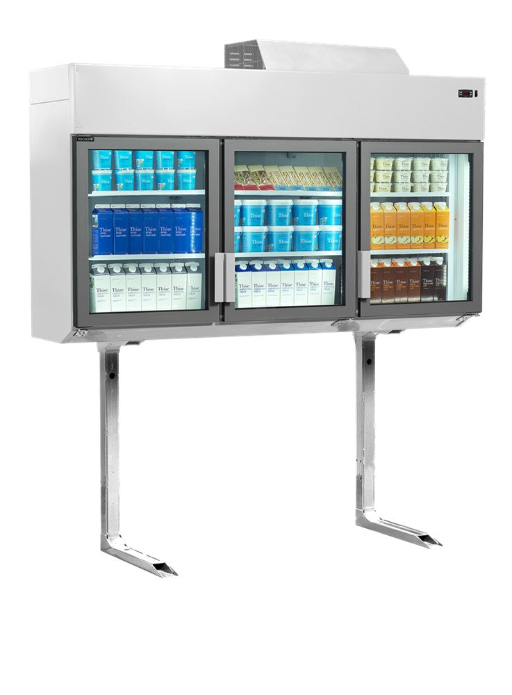 Display frys/kylare - 779 liter - vägg MTF185 VS