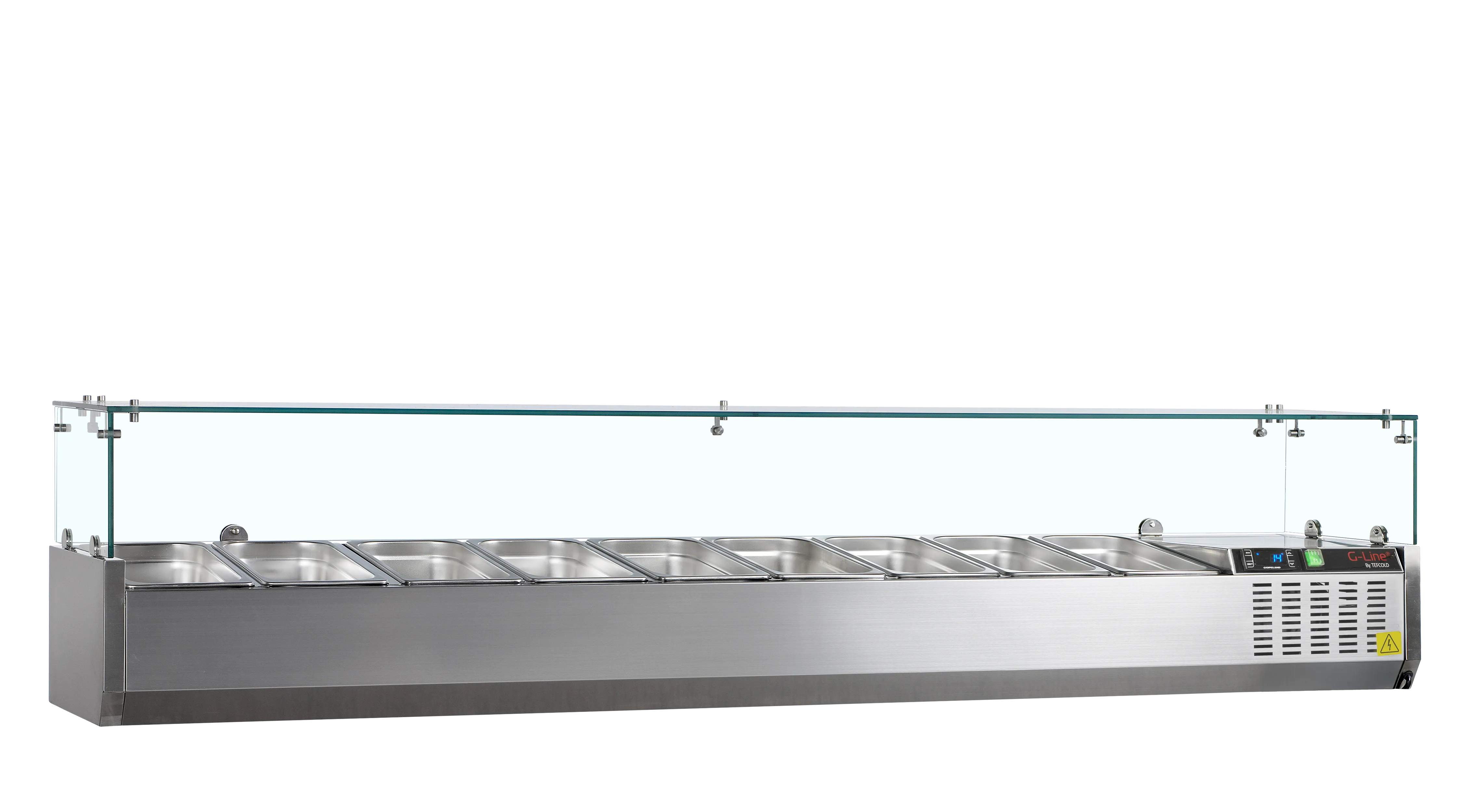 Kylskåpsinsats - 200 cm - GN 1/4 x 10