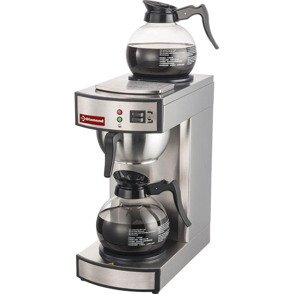 Kaffemaskin - 1 grupp + 2 värmeplattor - Halvautomatisk