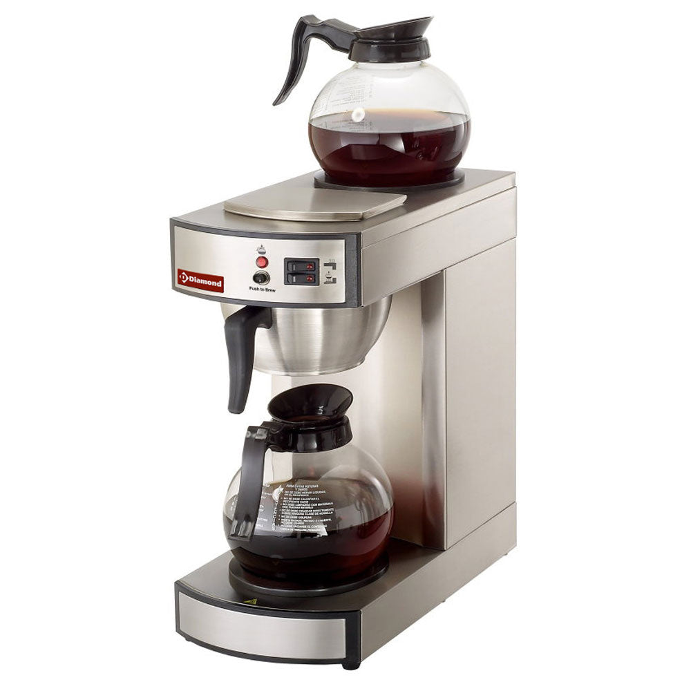 Kaffemaskin - 1 grupp + 2 värmeflader - Automatisk