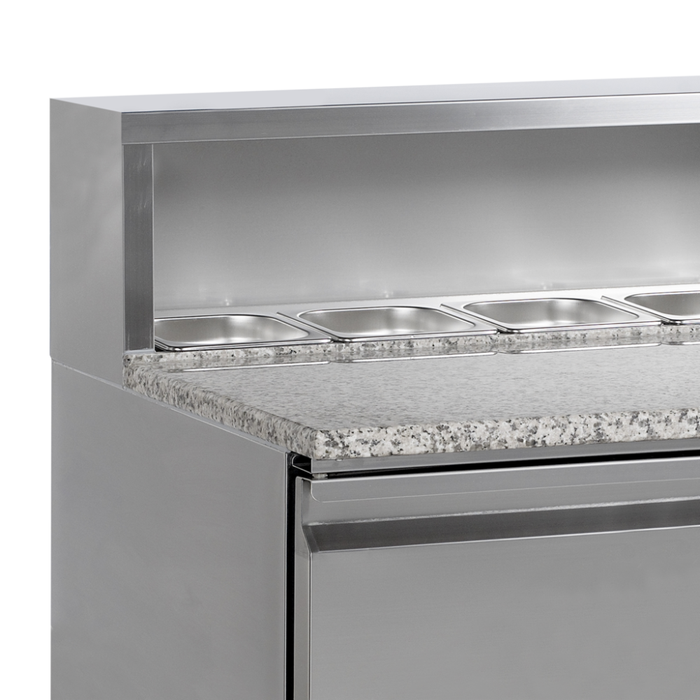 Rostfritt Pizzabord - 2 dörrar - GN1/1 - PT920