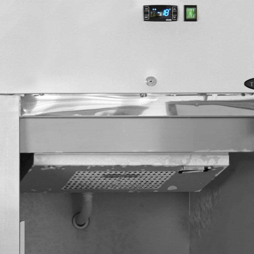 Rostfri frys - 1166 liter - GN2/1 - GUF140