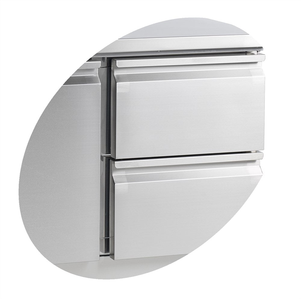 Rostfritt smörgåsbord - 2 dörrar - GN1/1 - SS920