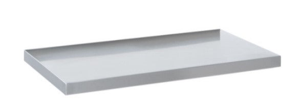 Bordstopp - rostfritt stål - 150 x 60 cm - utan bakkant