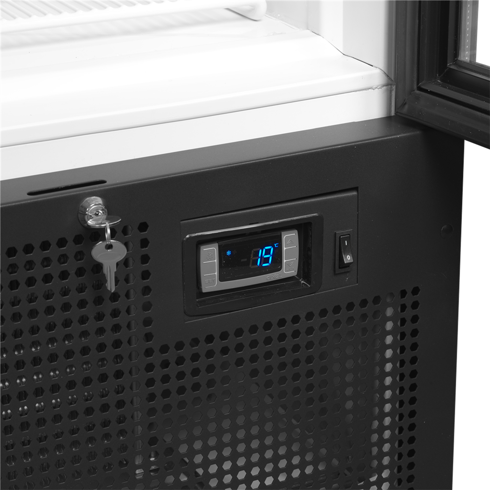 Black Display Cooler - 900 liter - FS1202