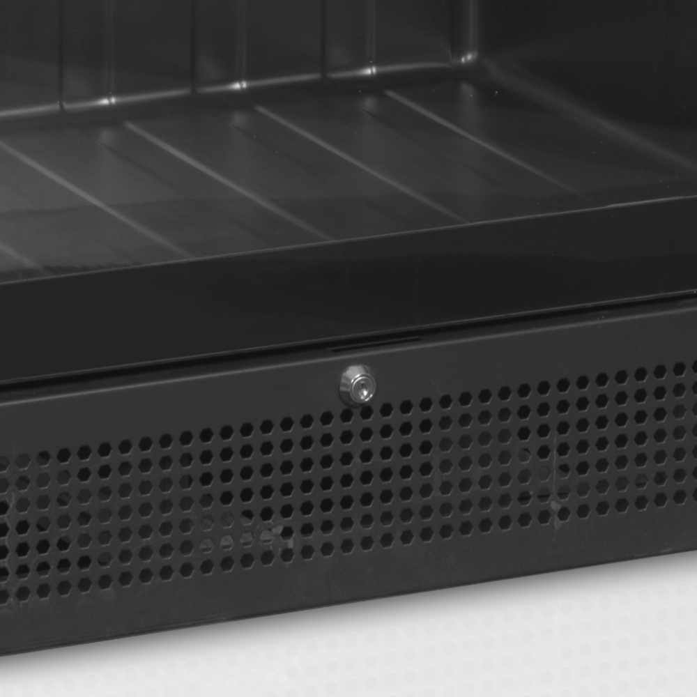 Svart displaykylskåp - SCU1425 FRAMELESS