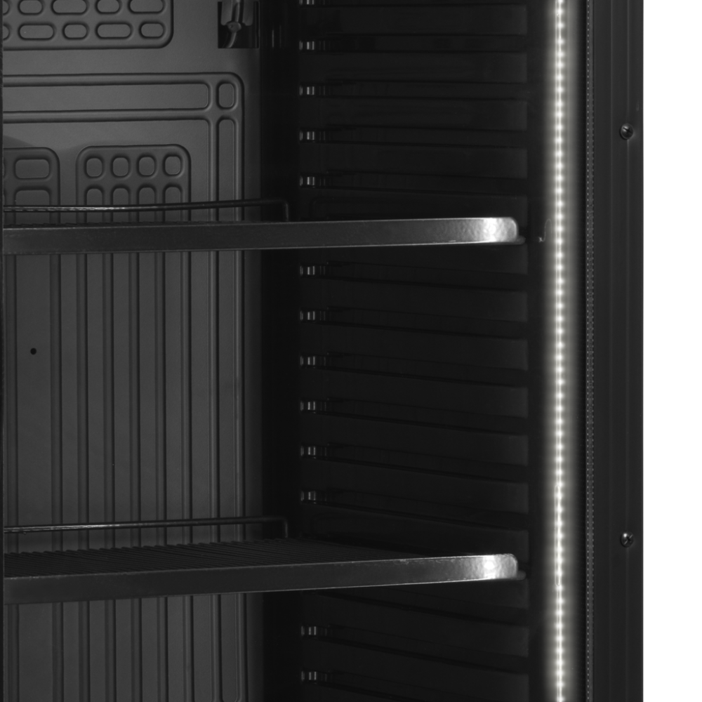 Svart flaska kyl - 372 liter