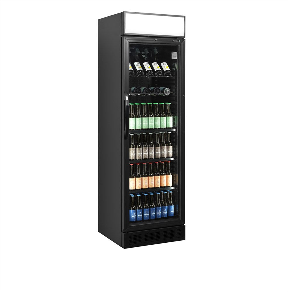 Svart flaska kyl - 372 liter