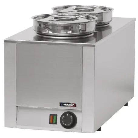 Bain-Marie för sås - 2 behållare 