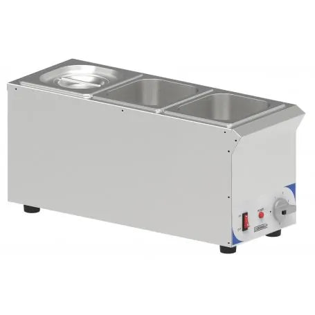 Bain-Marie för sås 3 X GN 1/6 - Kompakt 