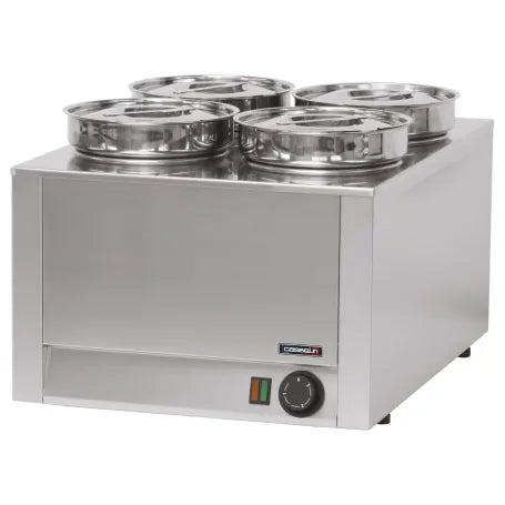 Bain-Marie för sås - 4 behållare 