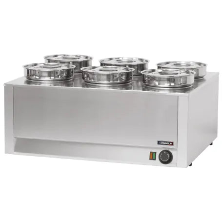 Bain-Marie för sås - 6 behållare 