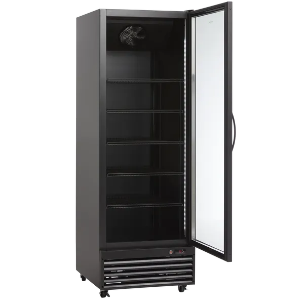 Displaykyl - 1 dörr - 592 liter - svart - SD 726 BE