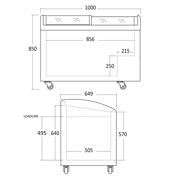 Isfrys - IC306D - 255 liter