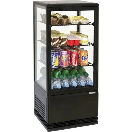 Kylmontrar - 78 liter - Svart 