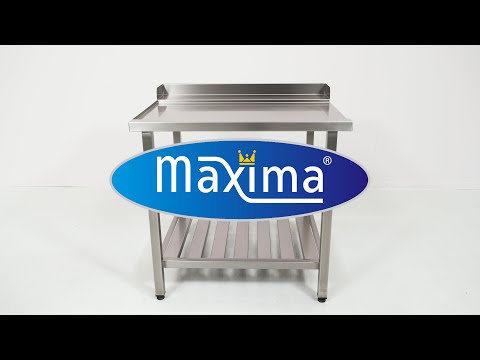 Diskmaskinsbord - 120 x 75 cm - vänster - med bakplatta och förvaringshylla