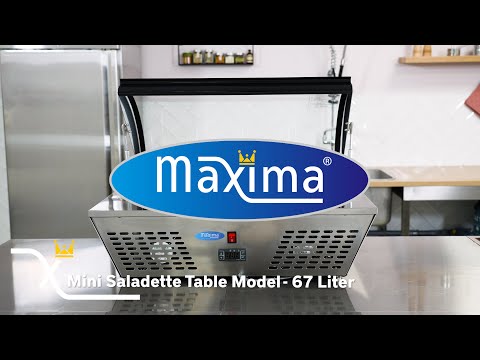 Saladette - 67L - inkl 8 x 1/6 GN - Bordsskiva