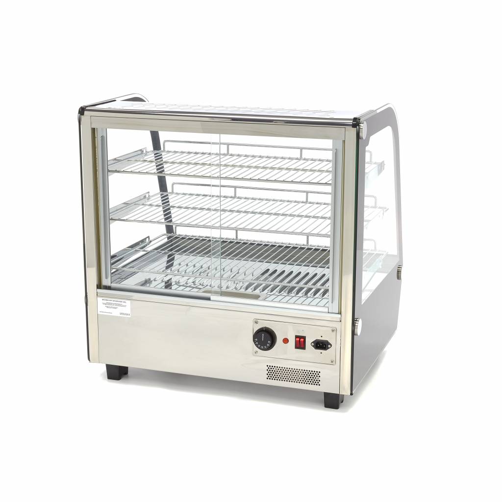 Värmeskåp - Värmedisplay - 120L - 67,8cm - 3 hyllor