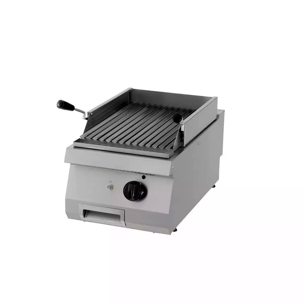 Heavy Duty Lava Stone Grill - Enkel enhet - 70 cm djup - Gas