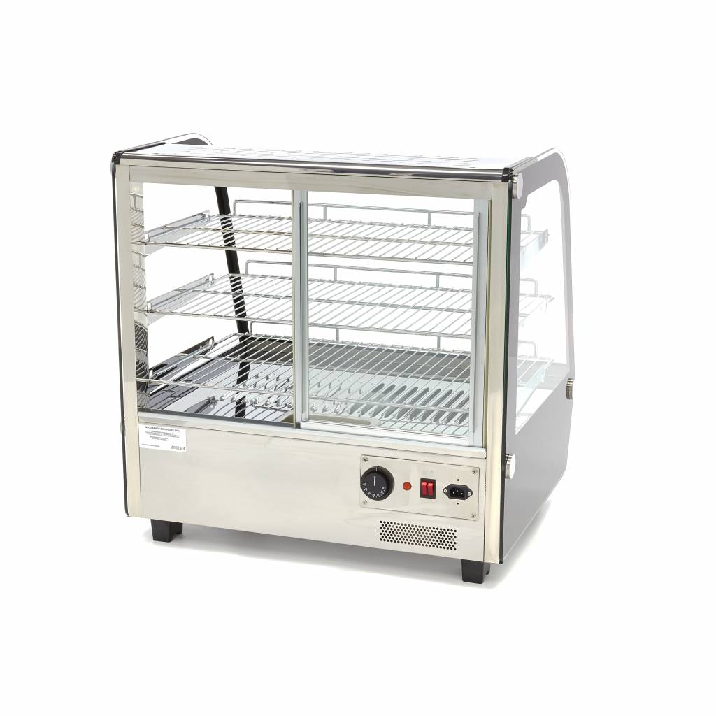 Värmeskåp - Värmedisplay - 120L - 67,8cm - 3 hyllor