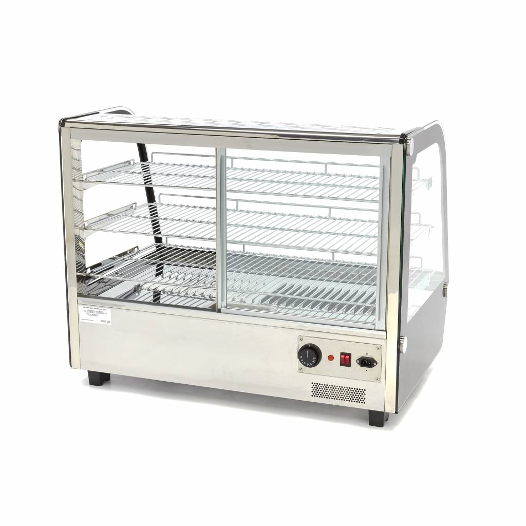 Värmeskåp - Värmedisplay - 160L - 85,6cm - 3 hyllor
