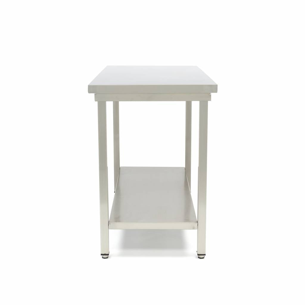 Bord i rostfritt stål - 60 x 70 cm - Justerbar höjd