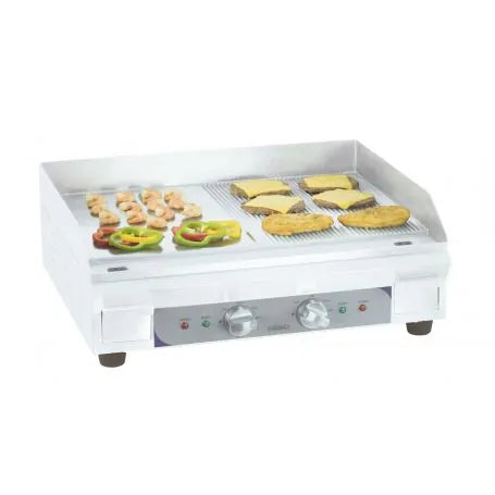 Stekplatta slät/räfflad 800x600 mm - 3600 watt 