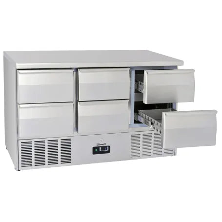 Kylskåpsbord - 6 lådor GN - 1/1