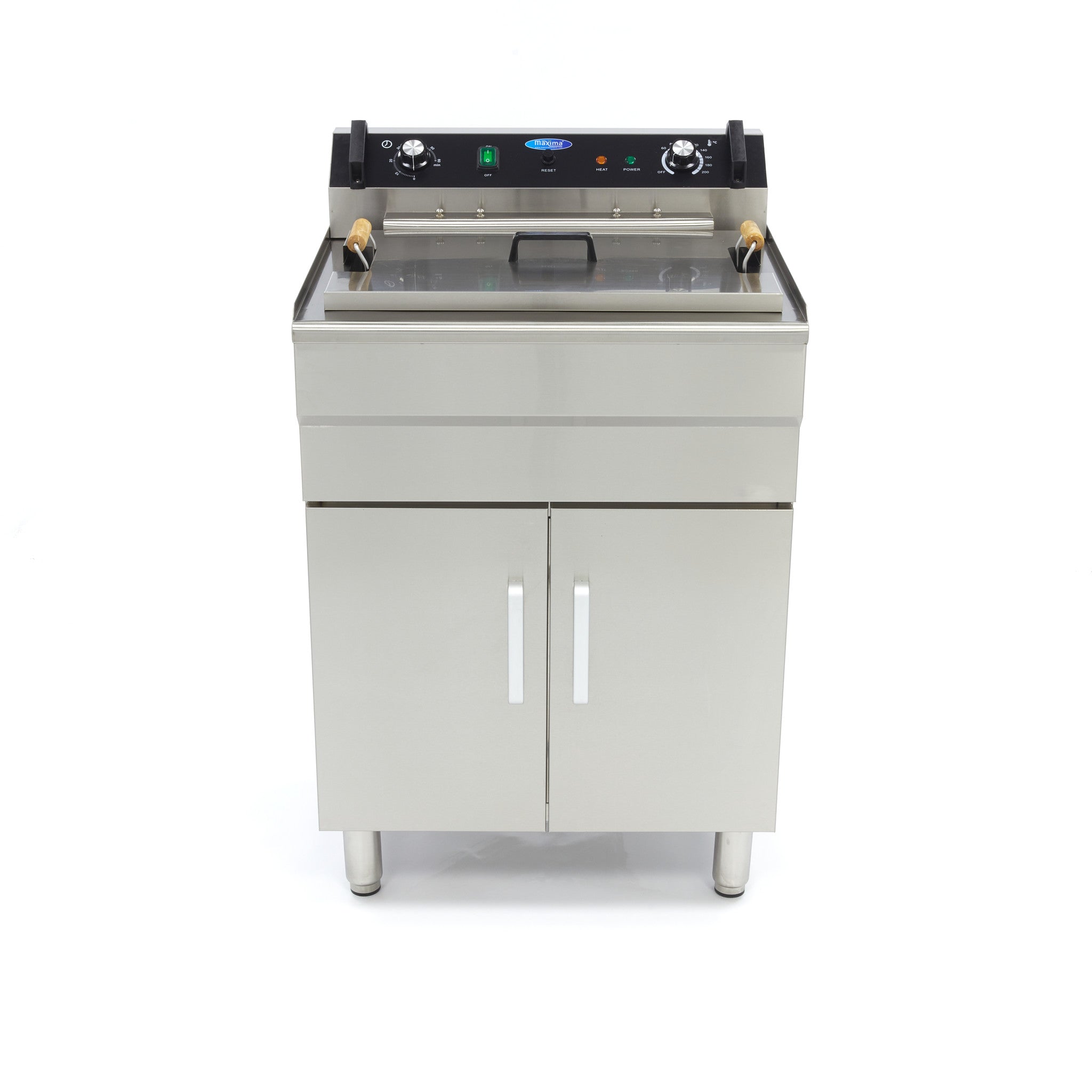 Fritös - 35L - 1 korg - med avloppskran - 400V