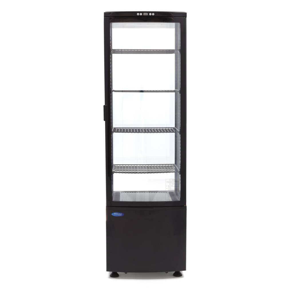 Kylvitrin - 235L - 52cm - Svart
