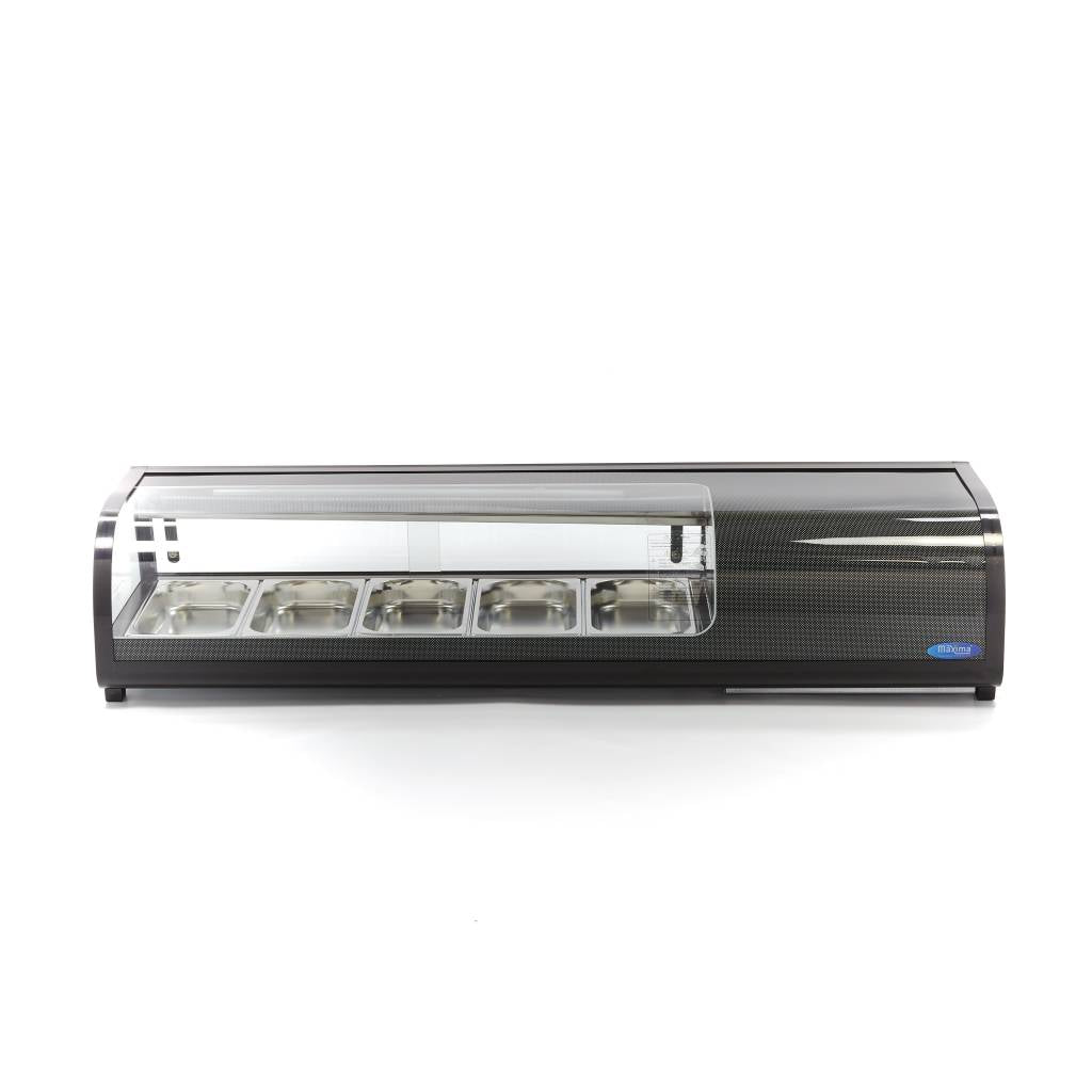 Sushi och Tapas Display - 52L - inkl 5 x 1/3 GN - Bordsskiva