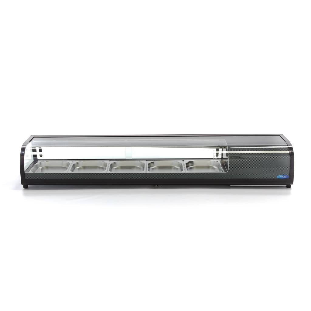 Sushi och Tapas Display -132L - inkl 5 x 1/2 GN - Bordsskiva