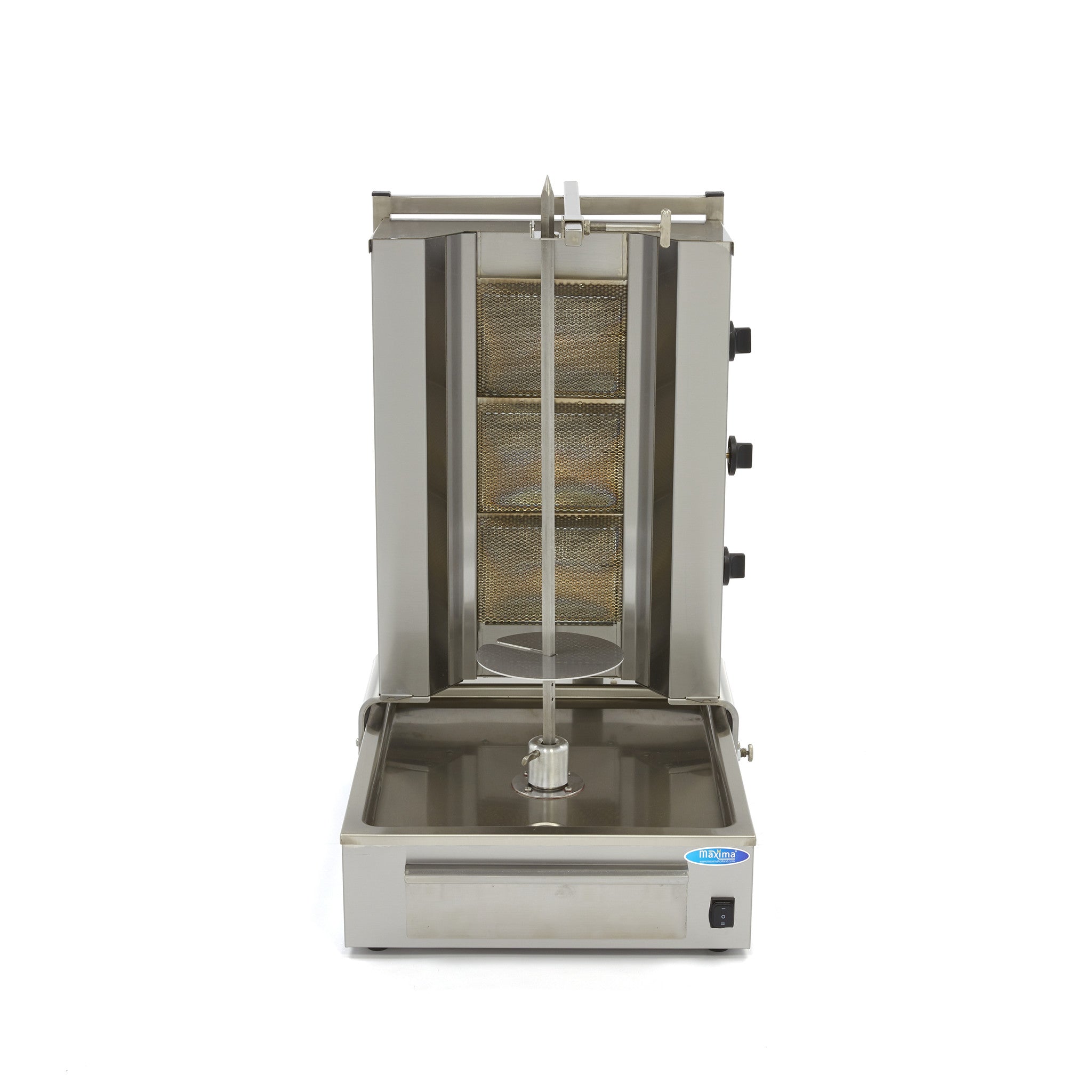 Kebab Grill - 3 brännare - 40 kg kött - gas