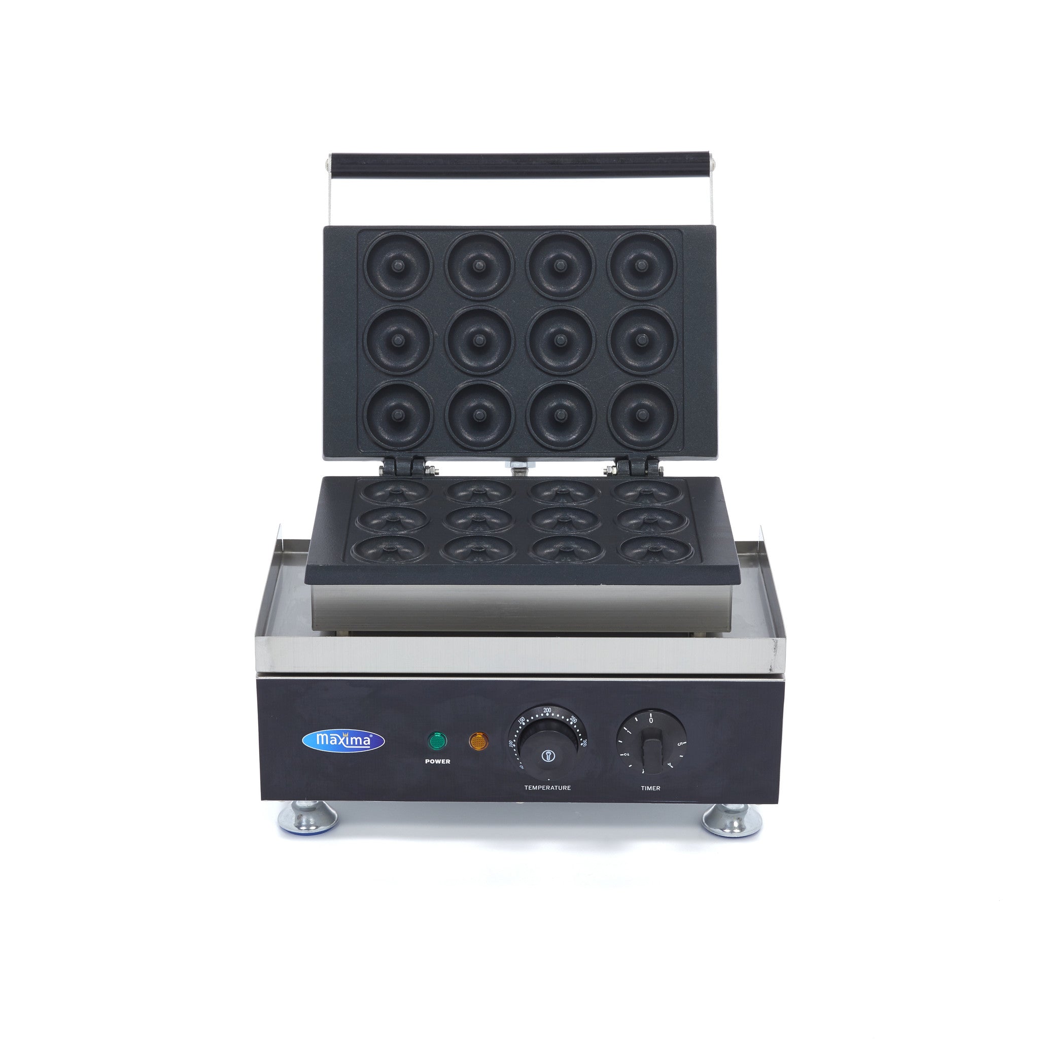 Donut Maker - 12 Mini Donuts - Ø5cm - med inbyggd timer