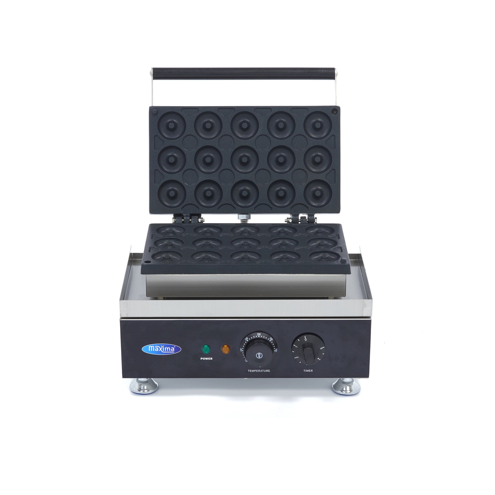 Donut Maker - 15 Mini Donuts - Ø5cm - med inbyggd timer