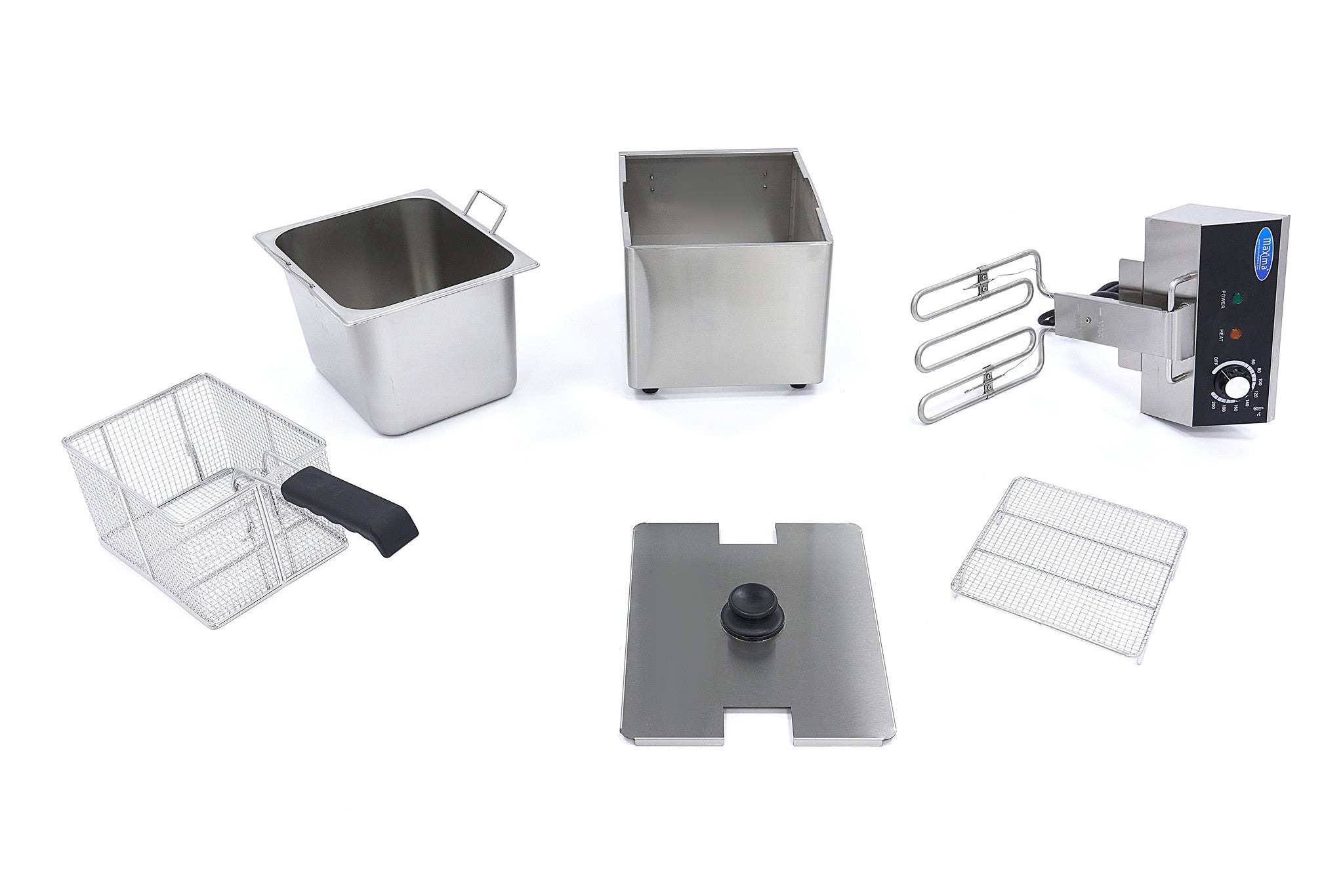 Fryer - 8 liter - 1 korg - upp till 1,4 kg pommes frites pommes frites