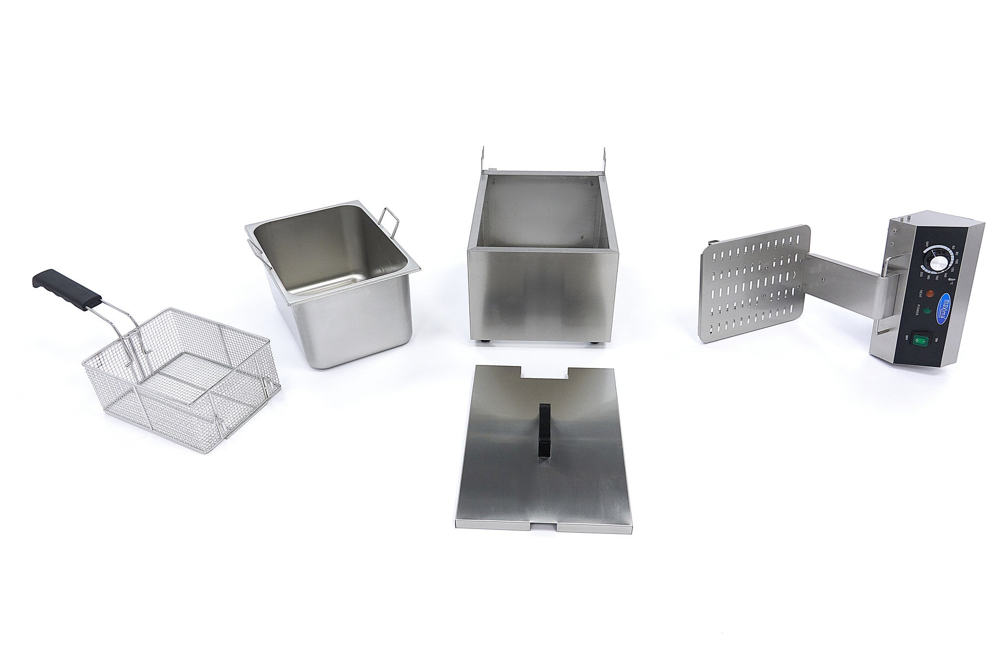 Friteringskastrull - 11L - 1 korg - upp till 1,4 kg pommes frites