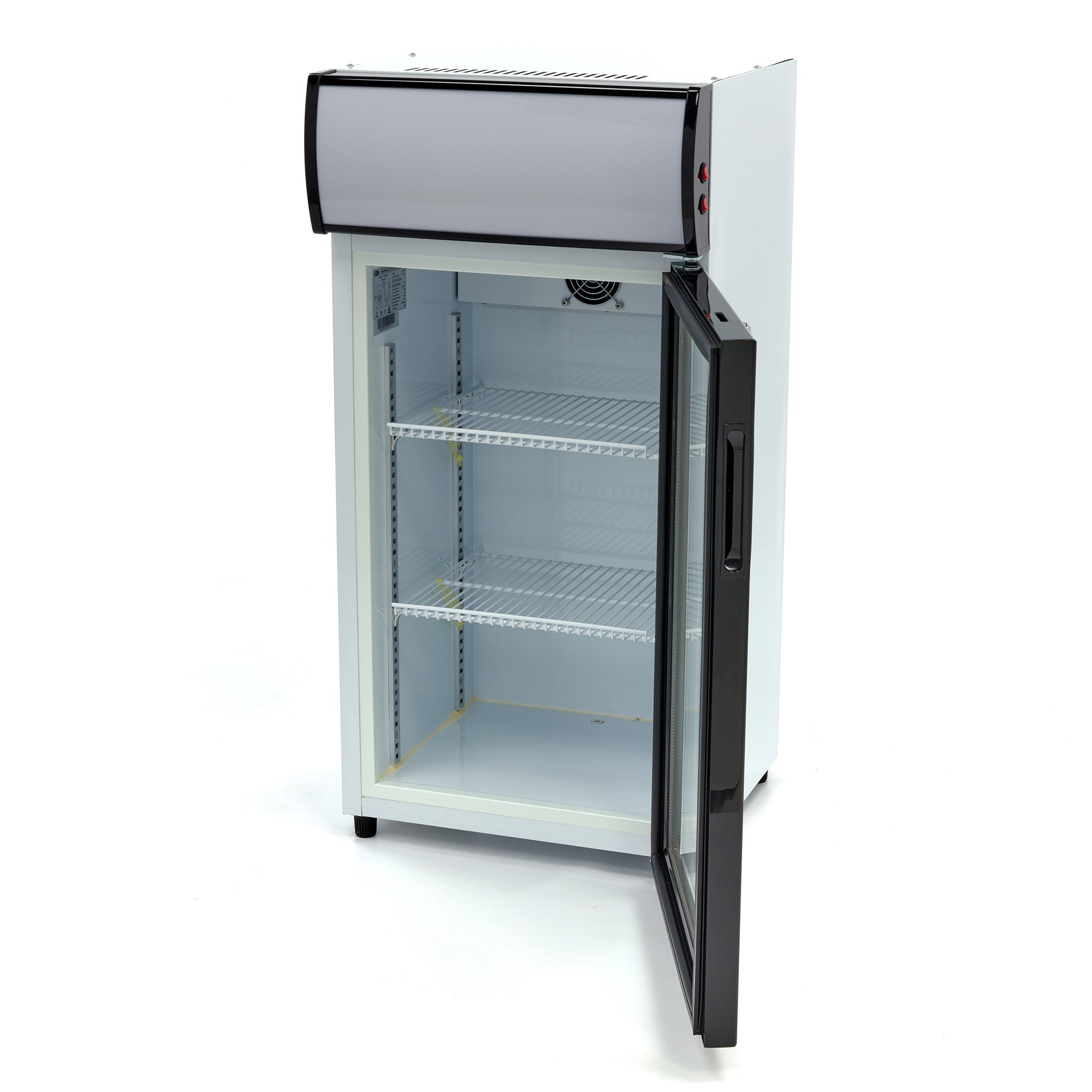 Display kyl - 80L - 2 justerbara hyllor