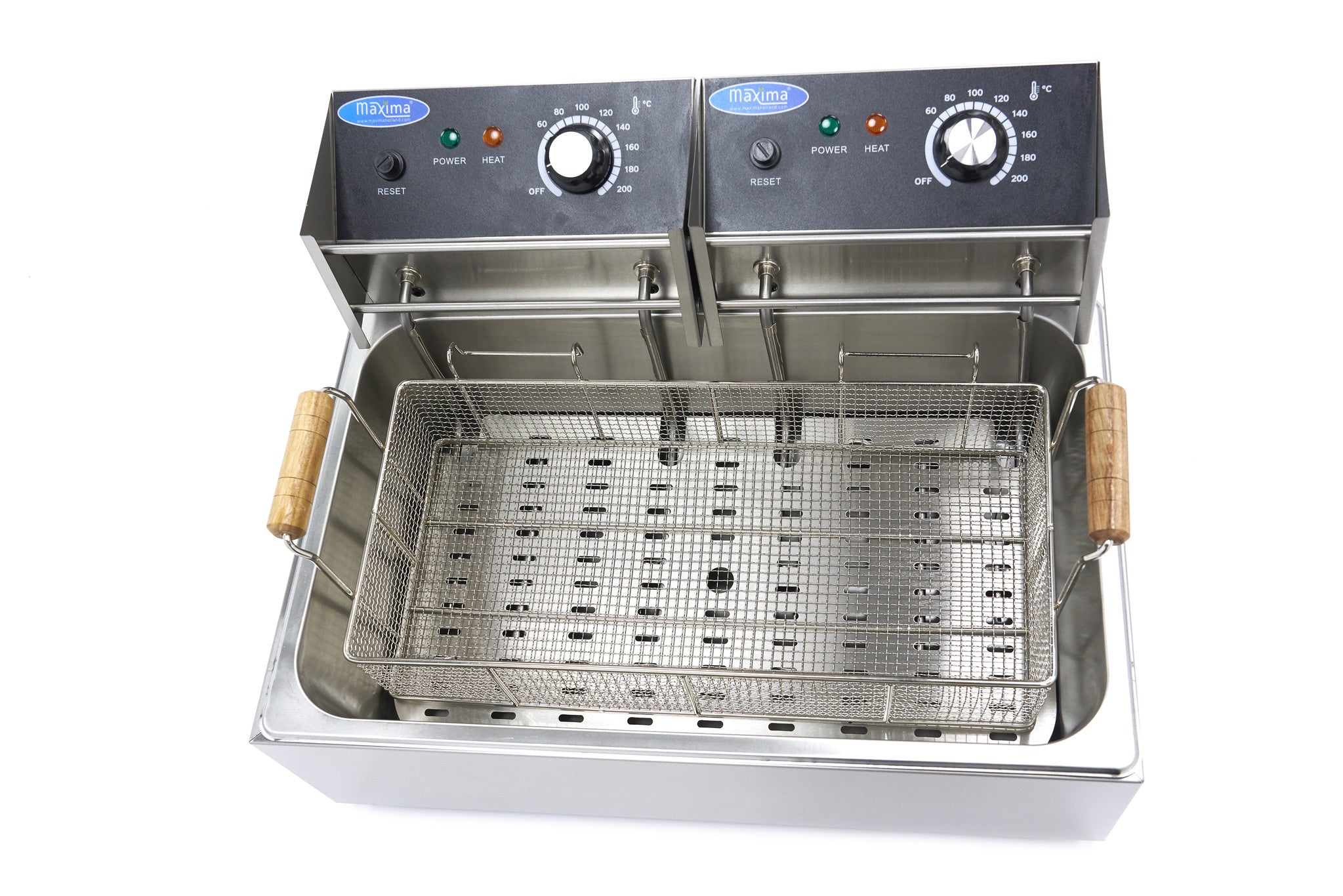 Friteringskastrull - 15L - 1 korg - upp till 3 kg pommes frites
