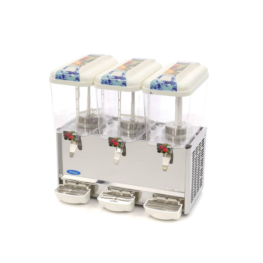 Dryckesautomat - 3 x 18L - Elektrisk - inklusive omrörningsmekanism