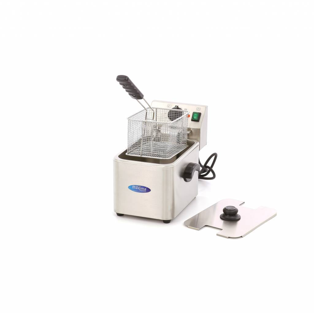 Friteringskastrull - 4L - 1 korg - upp till 1 kg pommes frites